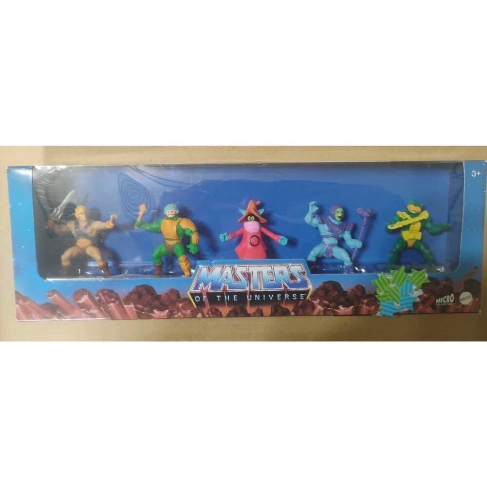 Masters of the Universe MOTU Mini Figure 5-Pack He-Man Skeletor Orko Man-At-Arms